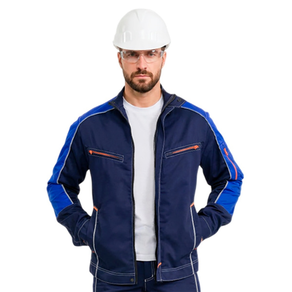 Куртка рабочая мужская летняя RONTA KR208 т.синий_лазурный(1)