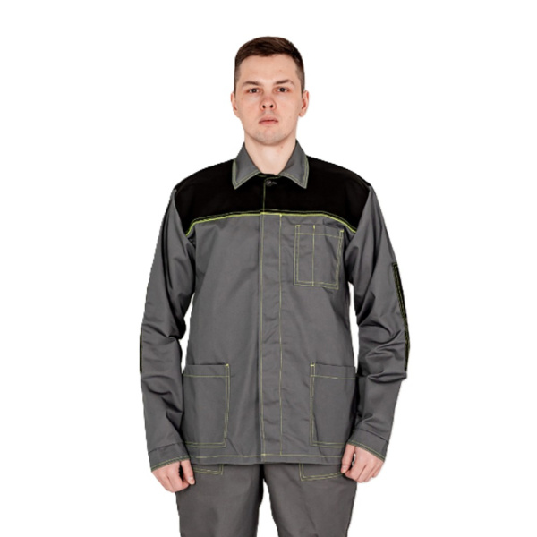 Куртка рабочая ТЕХНИК, серый с черным