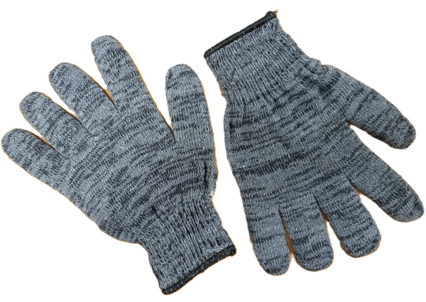 Перчатки рабочие полушерстяные двухслойные 10 класс вязки (2-ой оверлок)(3)