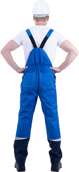 Костюм рабочий КМ-10 ЛЮКС, васильковый (6)