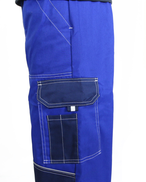 Костюм рабочий мужской NORDIC с брюками, василек(4)