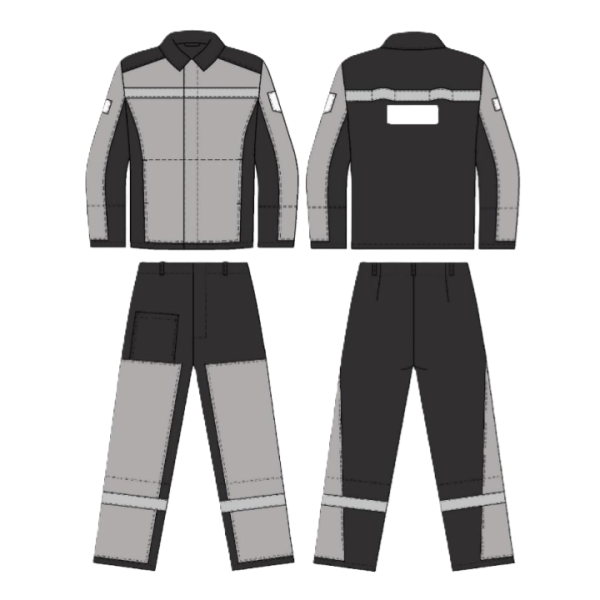 Костюм сварщика (куртка, брюки пр) 1 класса тк. хб с СОП_1043(4)