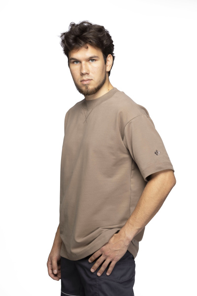 Футболка мужская HARLA, бежевая (2)