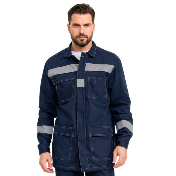 Костюм рабочий мужской летний RONTA KS821 (куртка с брюками) т.синий(3)