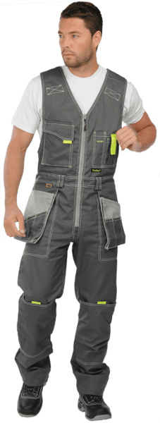 Полукомбинезон рабочий ТУРБО, серый