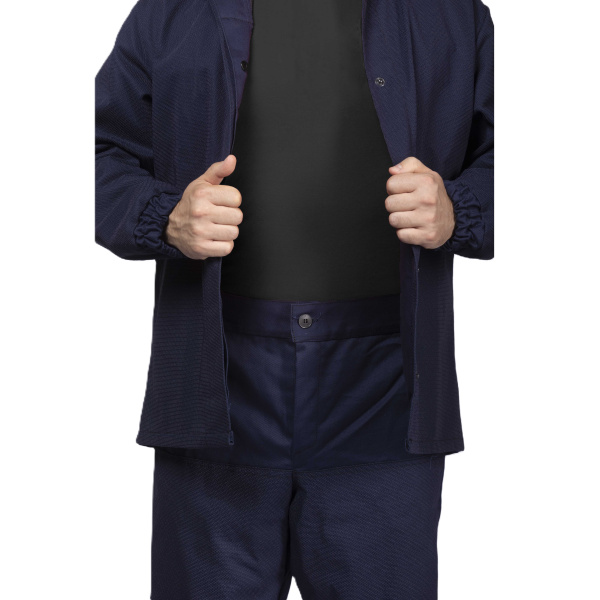 Костюм сварщика Феррит 2 класса защиты с полимерным покрытием, синий (5)