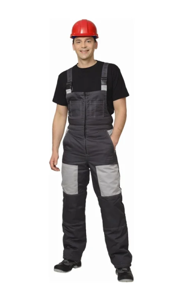 Костюм рабочий СИРИУС-ФАВОРИТ зимний, куртка кор, п_к, темно-серый с серым (2)