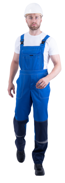 Костюм рабочий КМ-10 ЛЮКС, васильковый (5)