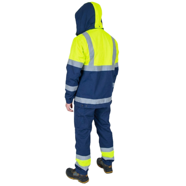 Костюм сигнальный мужской М.564 ИТР Синий_Лимон(1)