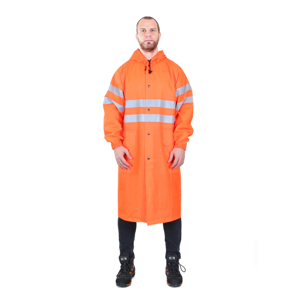 Плащ сигнальный мужской НЕВА (NEVA) NF-01, оранжевый