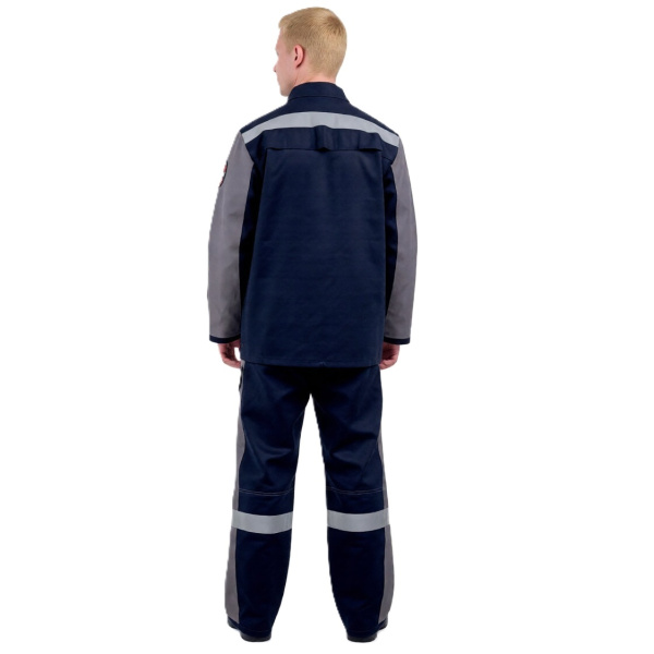 Костюм сварщика (куртка, брюки пр) 1 класса тк. хб с СОП_1043(1)