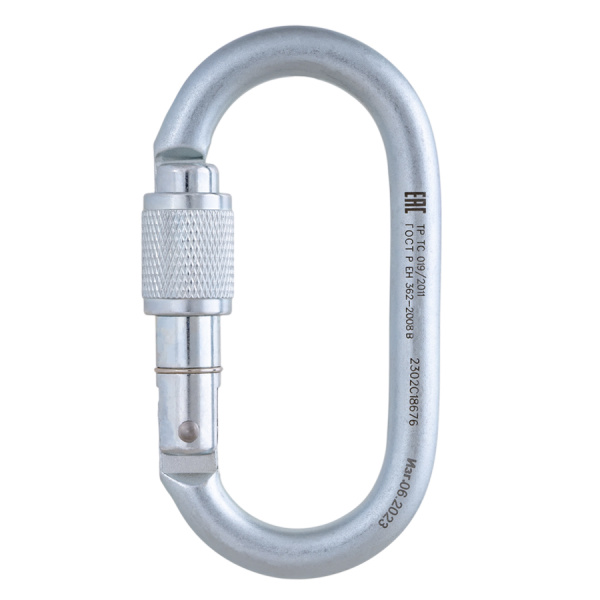 Карабин Стальной Овал с муфтой keylock