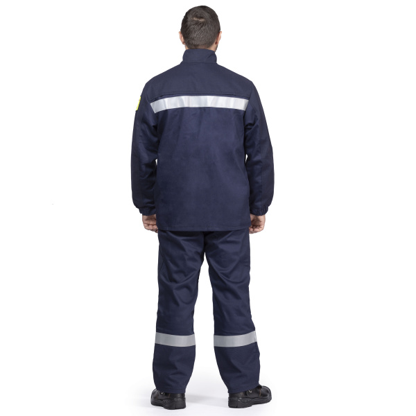 Костюм сварщика Феррит 2 класса защиты с полимерным покрытием, синий (3)