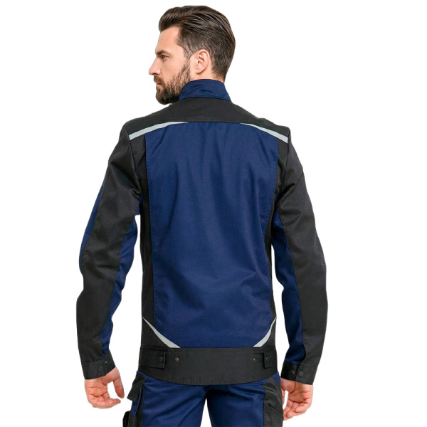 Куртка рабочая мужская летняя RONTA KR209 т.синий_черный(2)